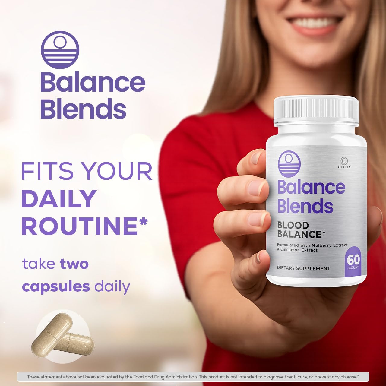 Balance Blends Capsules - Official BalanceBlends Pills Advanced Premium Formula Support Maximum Strength, All Natural Ingredients for Overall Health & Wellness, 60 Capsules for 1 Month — Amazon image 4