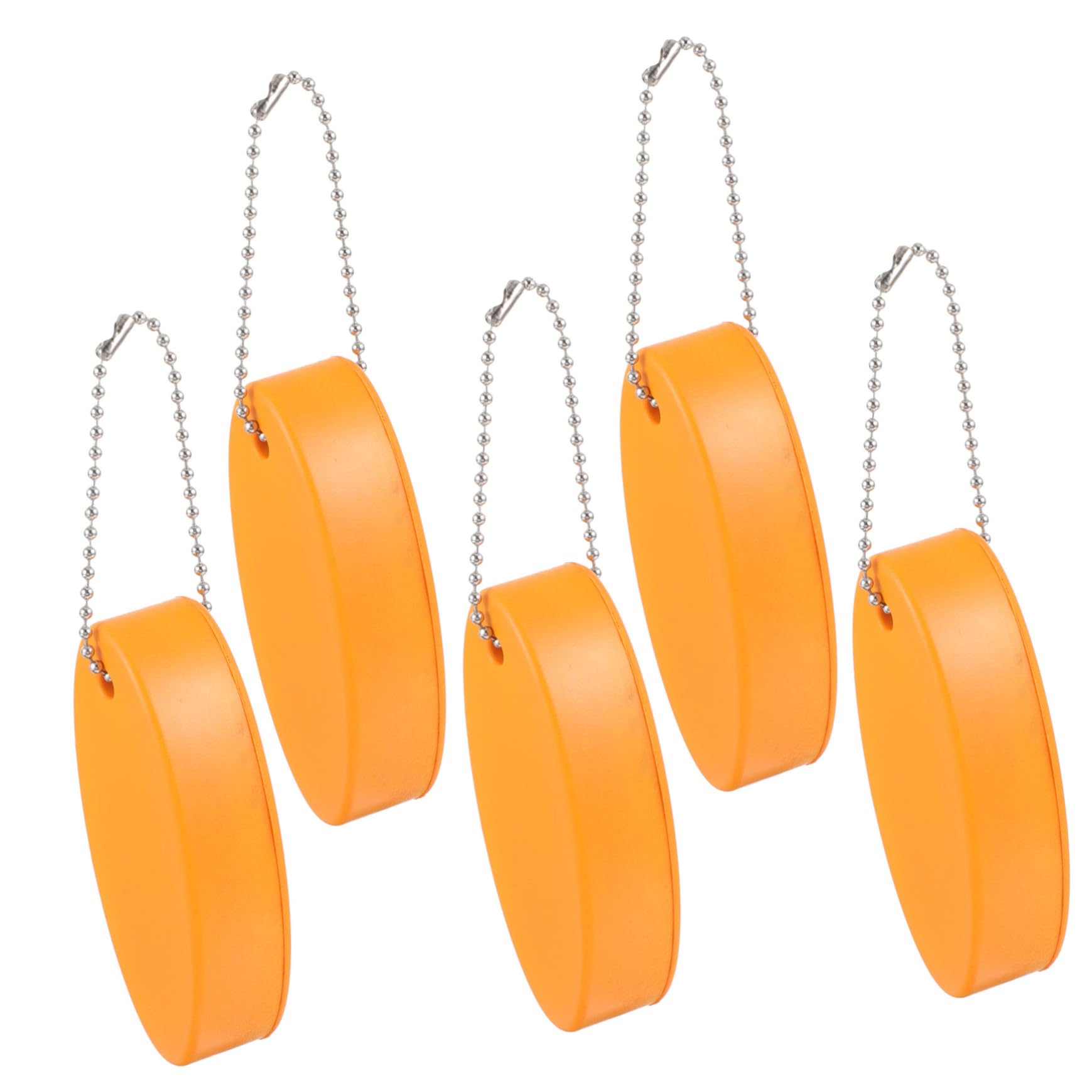INOOMP 4 Set Portachiavi Galleggiante Portachiavi Ovale Decorativo per attività Allaperto 5 Pezzi * 4