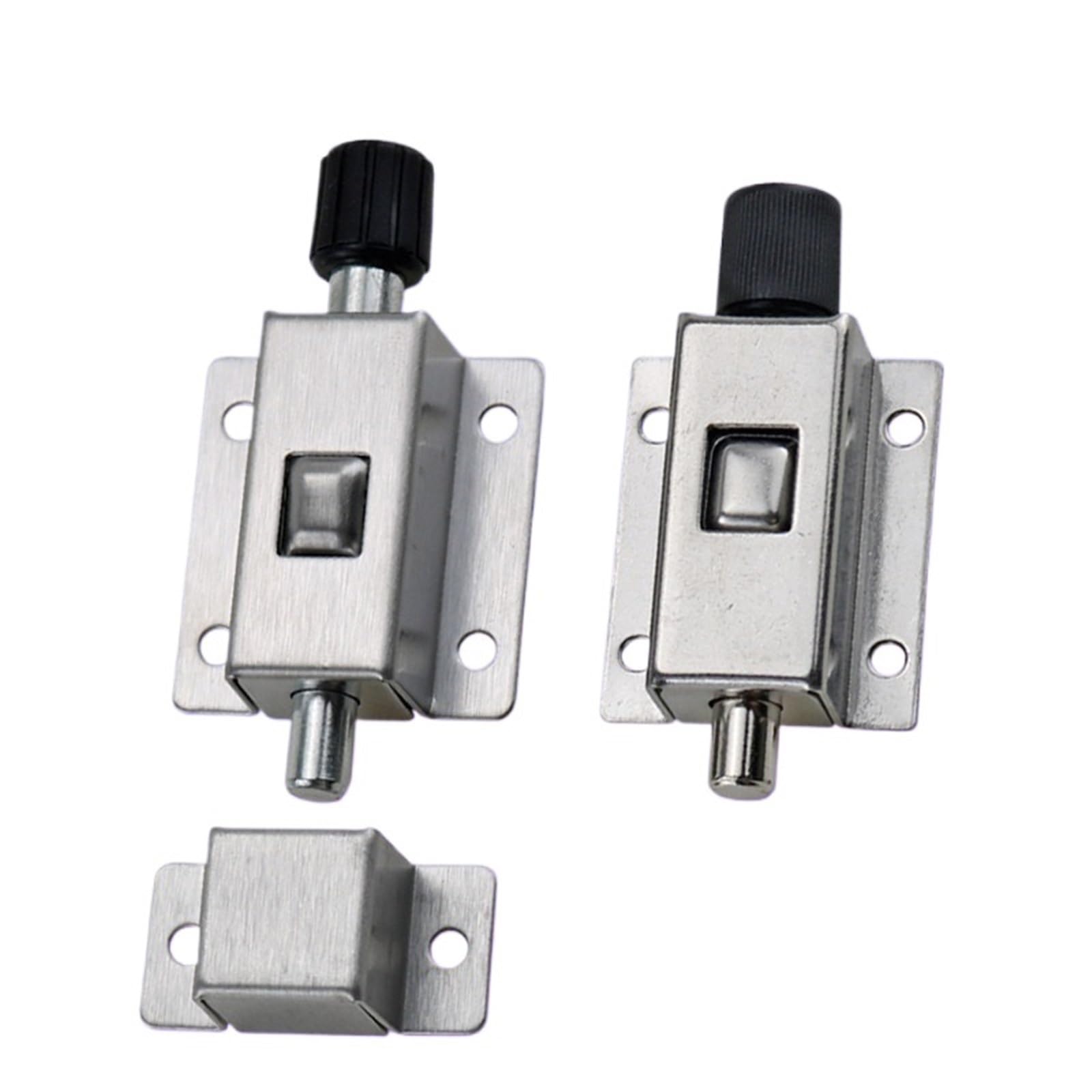Serratura a pulsante in acciaio inox con bullone a molla, serratura elettronica for porta dell'armadio, 1 pezzo(XG04-013-2-1)