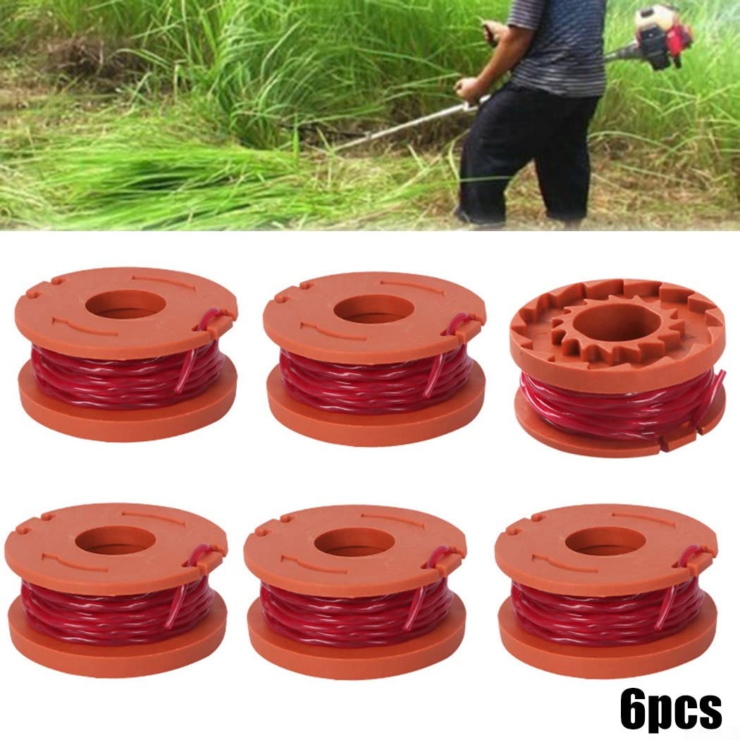 Pack 6 Bobinas Worx 6 Bobinas De Repuesto Para Cortacésped Worx
