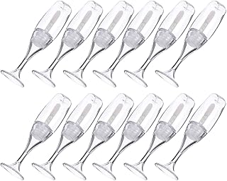 12 frascos de copa de vino, mini tubos de bri...