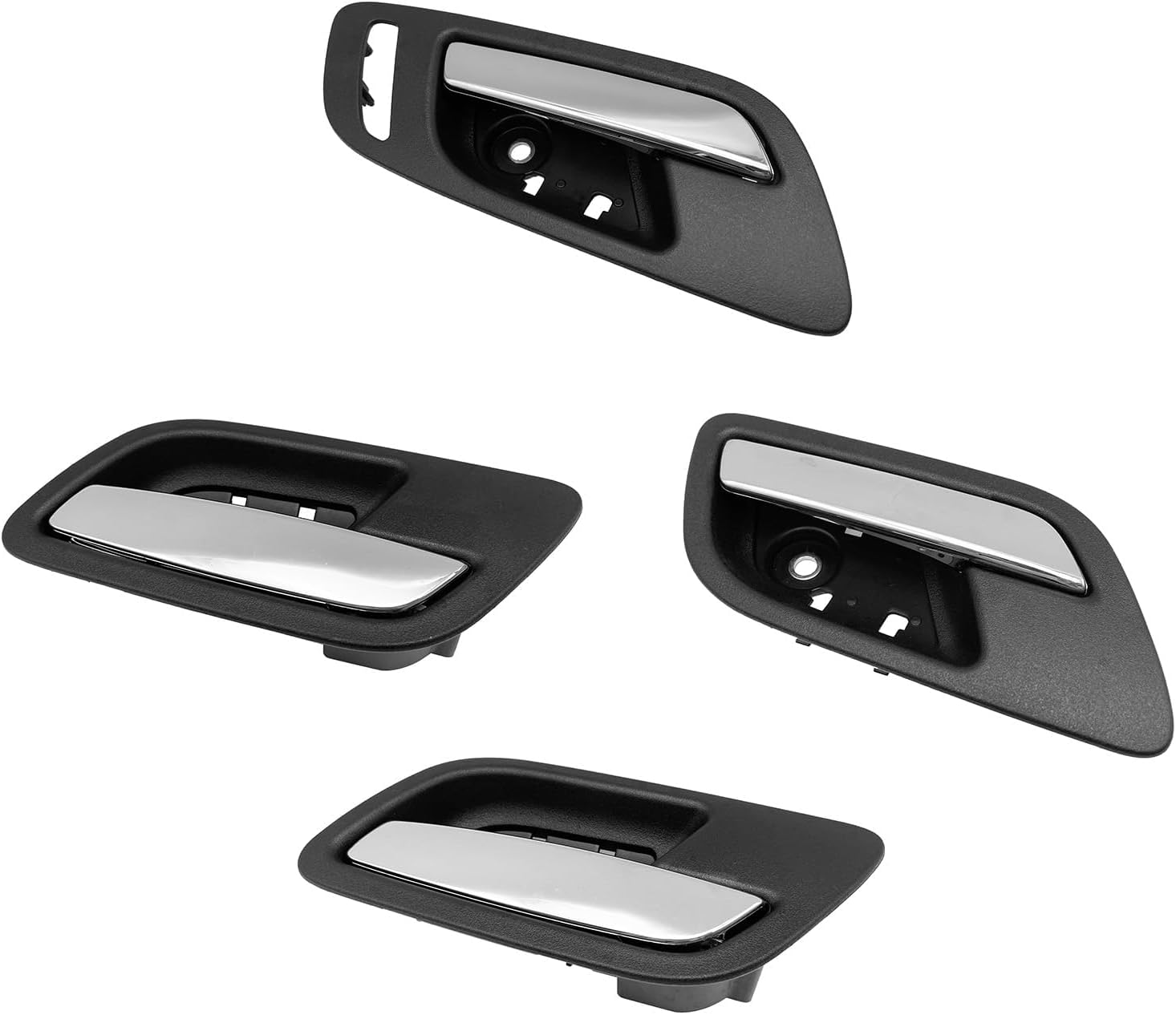 Cheriezing Interior Door Handle Compatible with 2007-2013 Escalade ESV EXT Replace# 15920707 FL, 15920704 FR/RR, 15920683 RL Set of 4