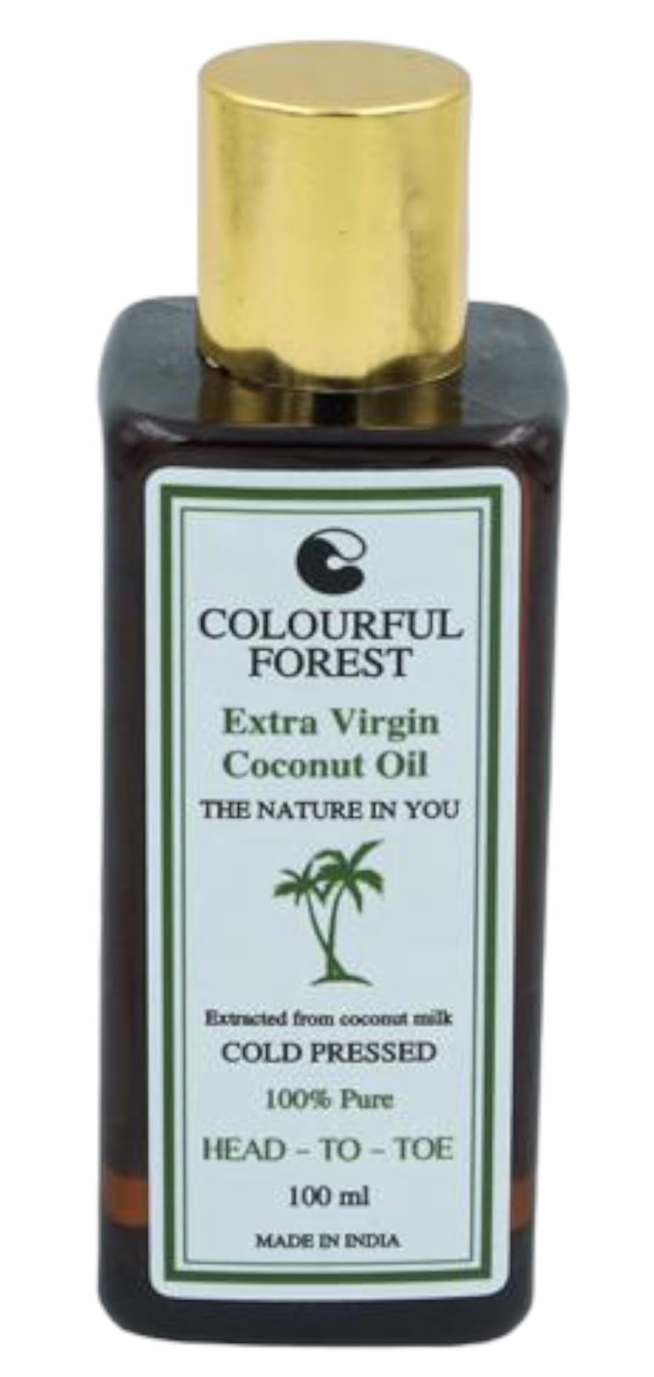 Colourful Forest EXTRA VIRGIN COCONUT OIL | Good for Hair & skin (100 ML) (B0CGRKGCLZ) Amazon Price History, Amazon Price Tracker