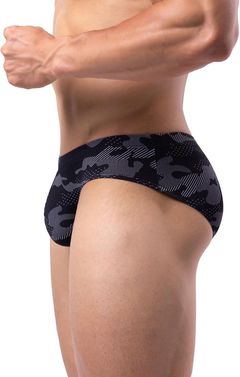 Summer Code Mens Bikini Briefs Bulge Pouch Underwear Breathable Stretch Micro Mesh Briefs Undies Low Rise Underpants - Image 5