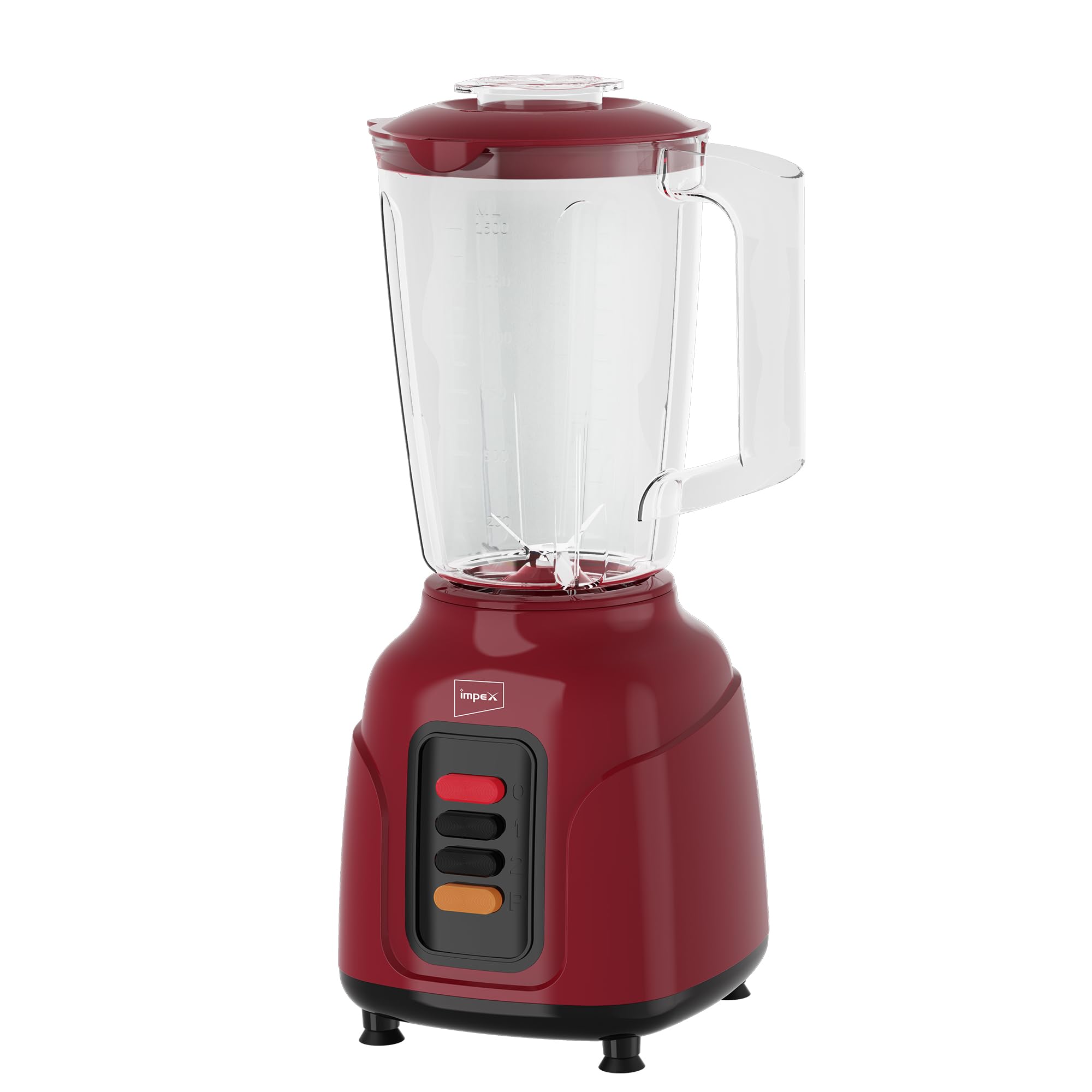 Impex ' Blender And Mixer 1.5 litre Unbreakable PS Jar,400W Powerful Motor,2 Speed Control With Pulse, Countertop Blender For Puree, Ice Crush, Shakes And Smoothies And More,2 Years Warranty