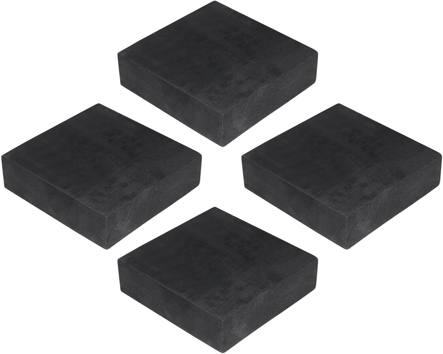 Toolparts And Accessories 4pcs Rubber Anti-Vibration Pads Hard Pads 100mm X 100mm X 30mm Square (#CN#130824-13606)