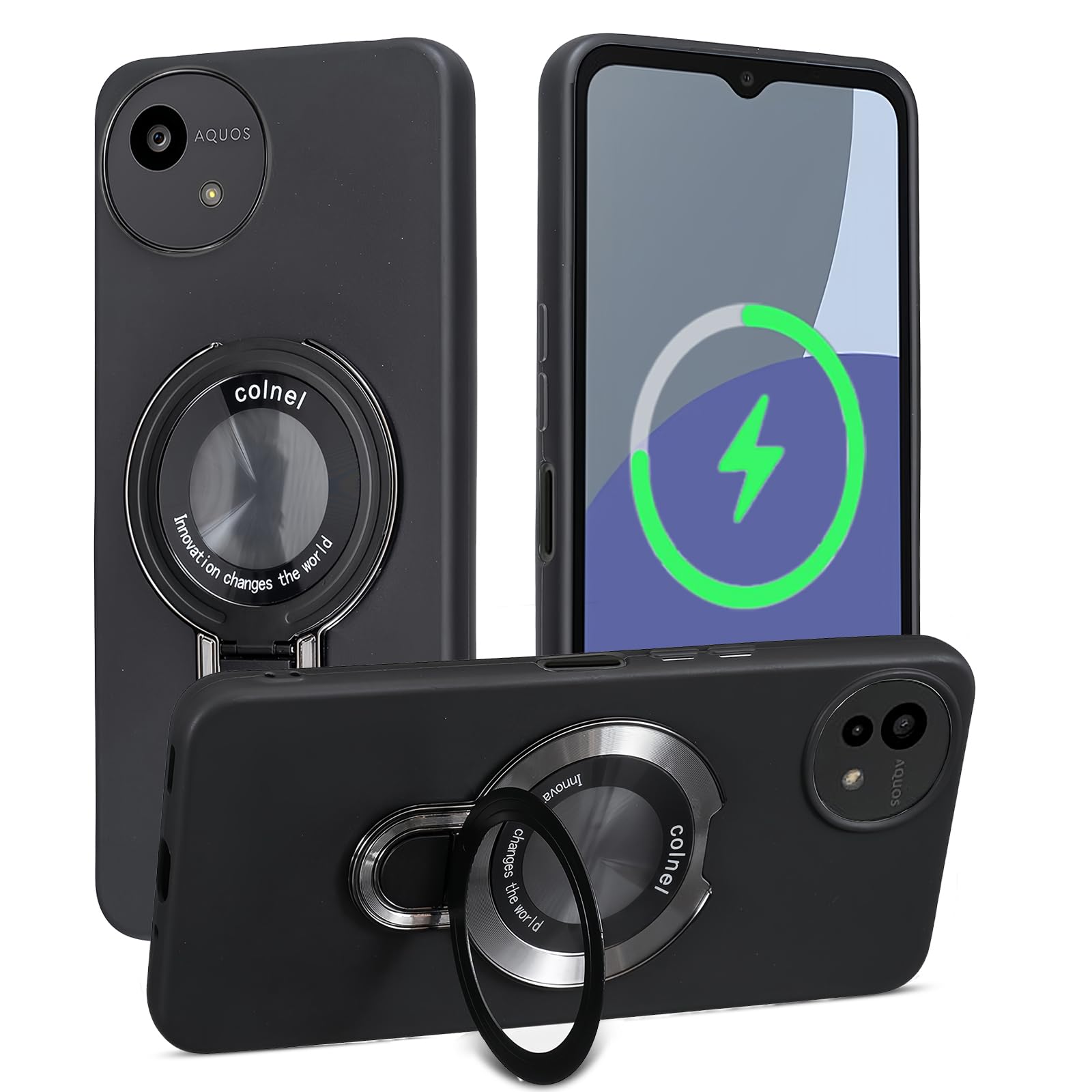 Amazon.co.jp: 【Antimam】AQUOS wish5/SH-52F 用 ケース マグネット