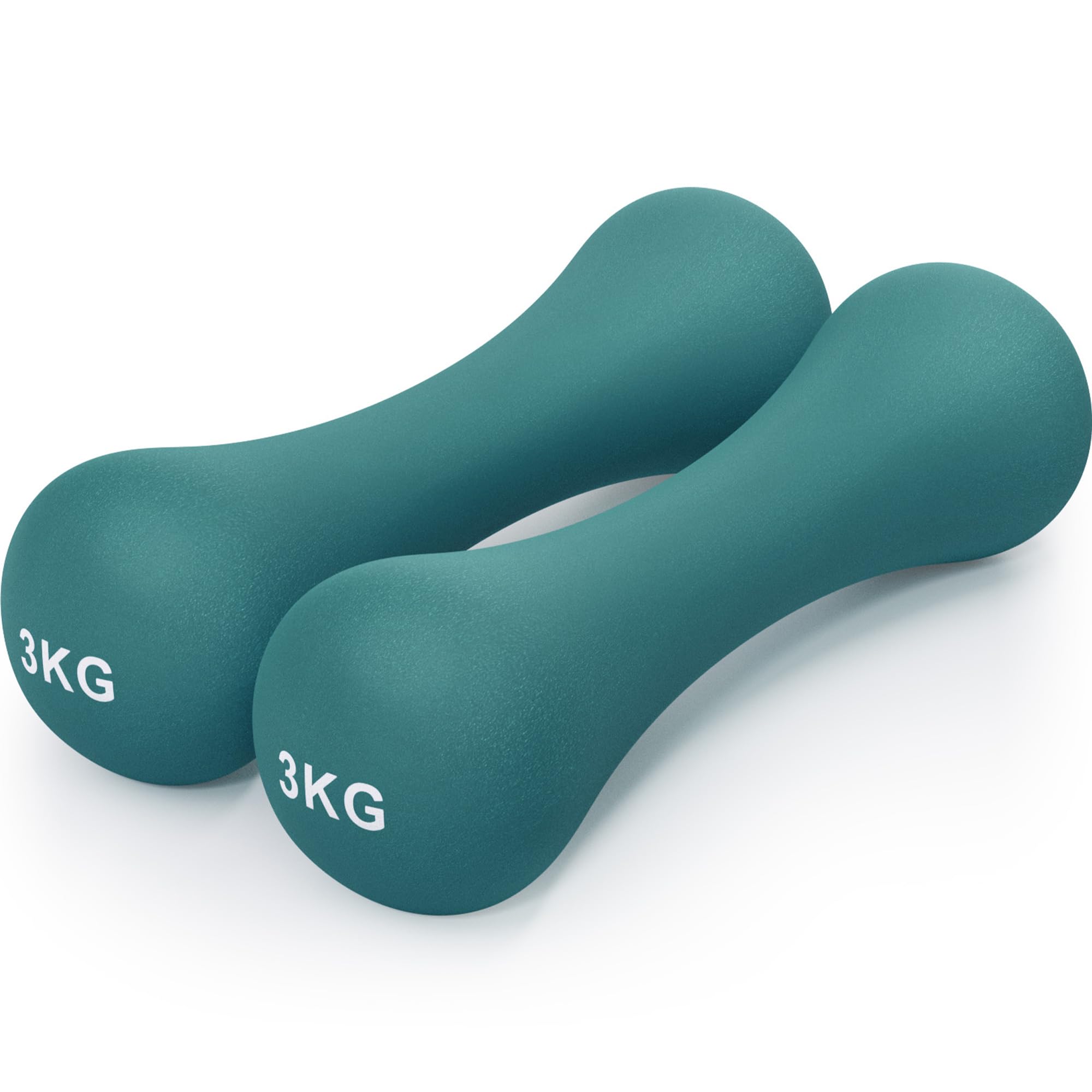 Core Balance Bone Dumbbells Pair Cast Iron Neoprene Coated Hand Weights โ image 1