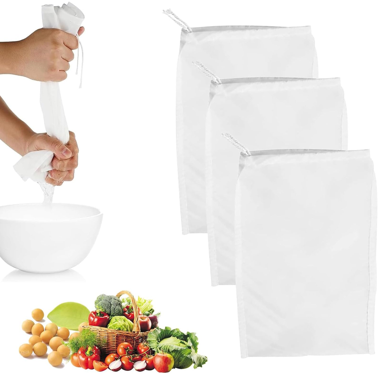 2024 Reusable Cheesecloth: 200-Count Fine Mesh Kitchen Strainer Cloth For Soy Milk, Coffee, Tea, Cheesemaking From Colanders & Strainers - Price 9.7