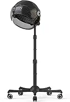 TASALON Secador de cabelo com capuz Ionic - Secador de capô 1875W com 3 configurações de temperatura - Secador portátil para casa e salão de beleza (preto)