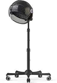 TASALON Secador de cabelo com capuz Ionic - Secador de capô 1875W com 3 configurações de temperatura - Secador portátil para casa e salão de beleza (preto)