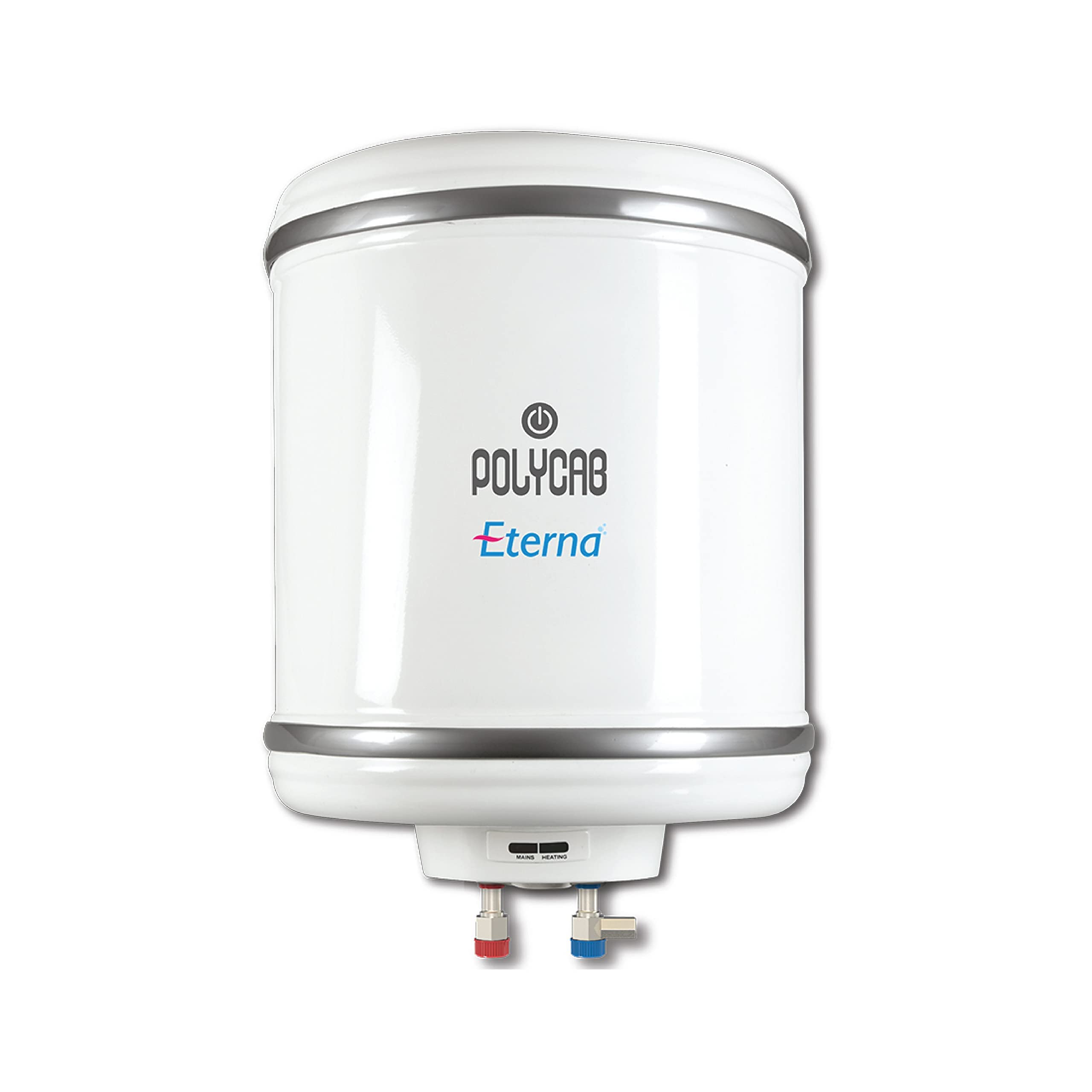 Buy Polycab Eterna 6Ltr Electric Storage Water Heater (Geyser) with 4 Star  Rating, Anti-rust tank, Shockproof body with Advanced Safety, ISI certified  with 5 years Inner Tank Warranty (Off-White) Online at Low