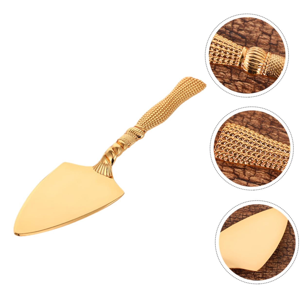 OFFSCH Ergonomic Cake Shovel Pizza Server Multi Functional Baking Spatula with Non Slip Handle for Cakes Pies and Pizza for Home Restaurants and Cafes