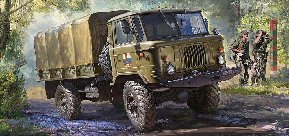 Zvezda - 1/35 GAZ 66 - Plastic Model Making - Scale: 1:35