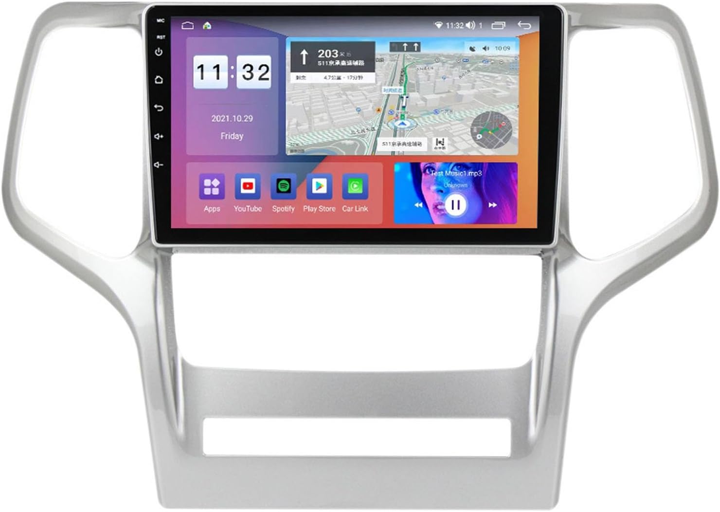 Autoradio 2 Din Android 14 Per Honda Jazz City 2002-2007, 9 Pollici Touch Con CarPlay E DAB - 5