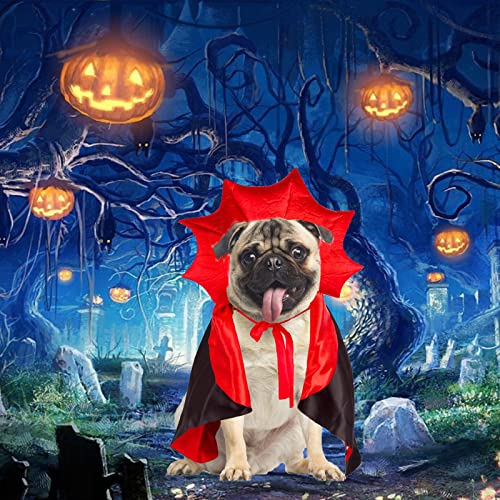 Disfraz Vampiro para Perros Pequeños y Medianos miniatura 4