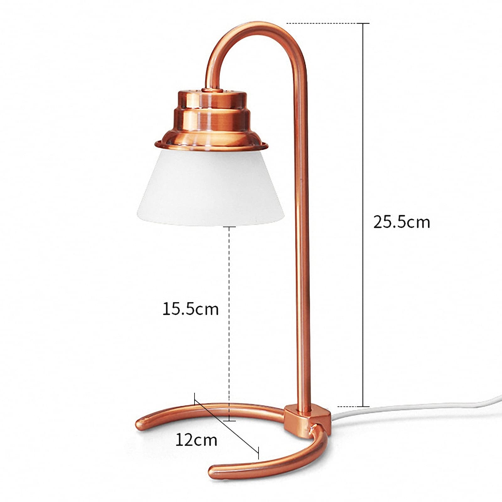 Lampada Cera Fondente per aromaterapia dimmerabile, Lampada da Notte a Candela per Fusione Olio Essenziale per Ufficio, Comodino Camera da Letto, Sala Studio, Soggiorno