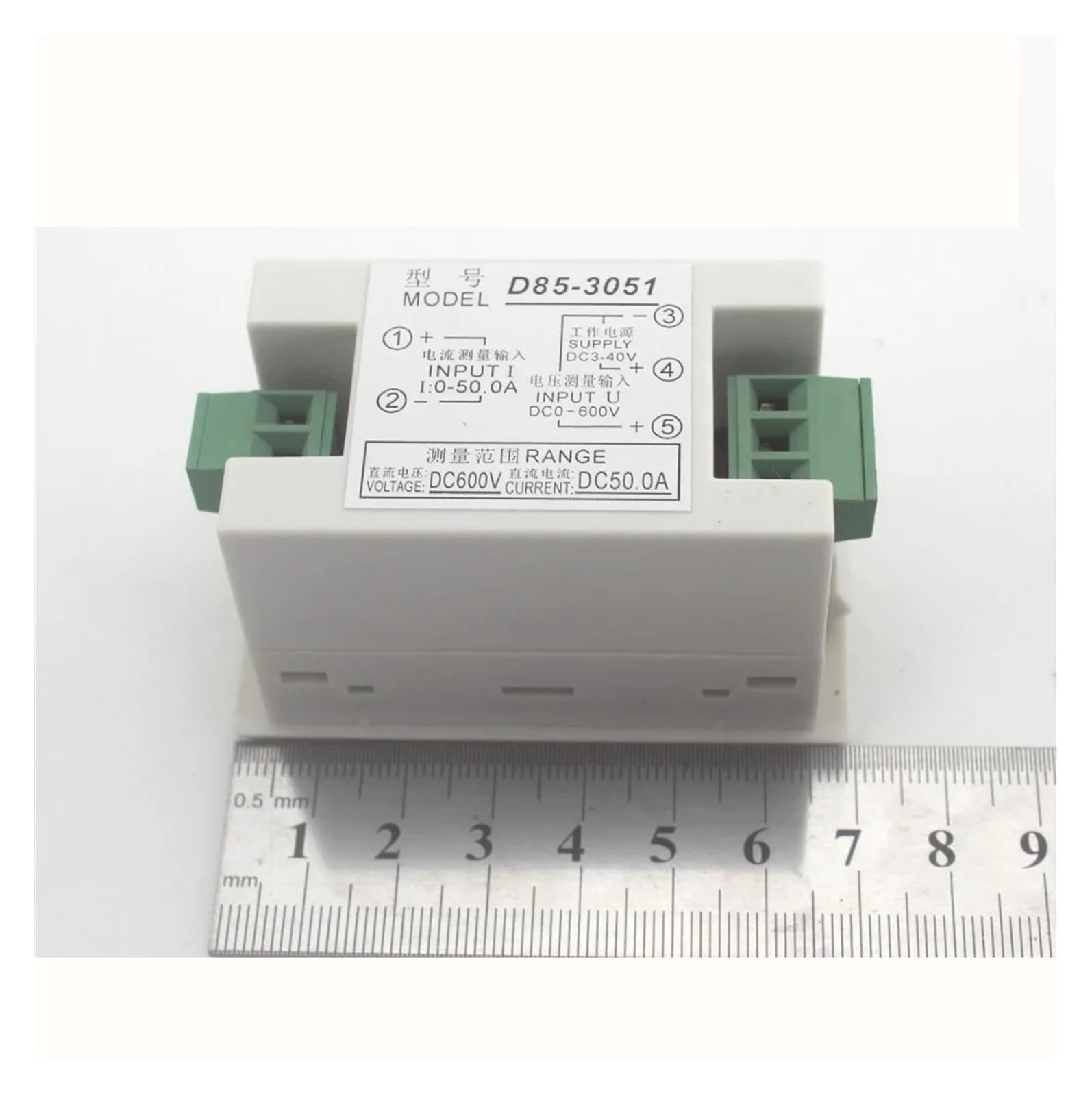 Dual LCD Display DC Voltage and Current Meter Voltmeter Ammeter Range DC 0-199.9V 0-10A Blue Backlight DC 3~40 Input ZUZAOJUYIN