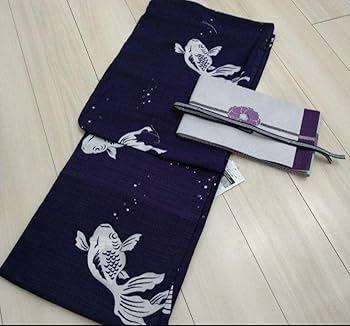 ◆ノー皺加工最高級カルキュロ◆上品紺地椿モダン浴衣◆しわにならない浴衣◆新品 Amazon.co.jp: ノー皺加工最高級カルキュロシンプル涼しげ紺紫金