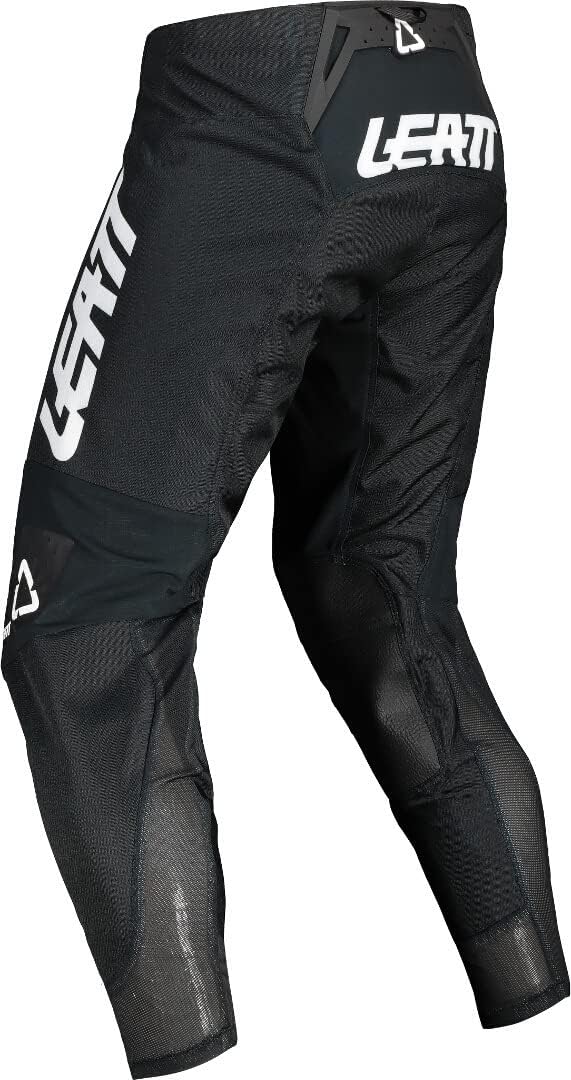 Leatt 4.5 Adult Off-Road Motorcycle Pants - Black/White / 30