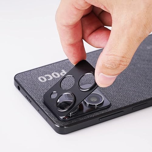 Miniatura 5 de Ibywind Protector de pantalla para Xiaomi Poco X5 Pro 5G (6.67 pulgadas), paquete de 2 + 1 protector de lente de cámara + 1 película trasera, vidrio