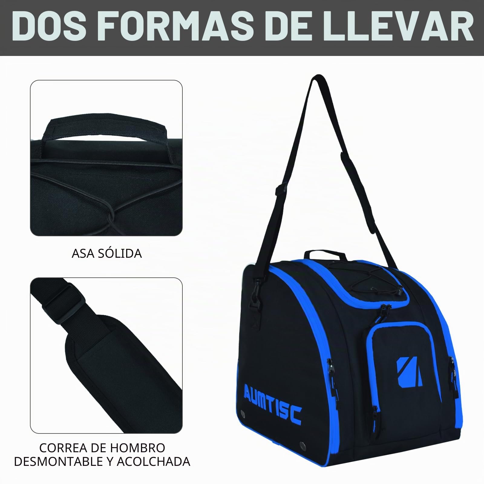 AUMTISC Juego de Bolsas de esquí y Bolsa para Botas de esquí