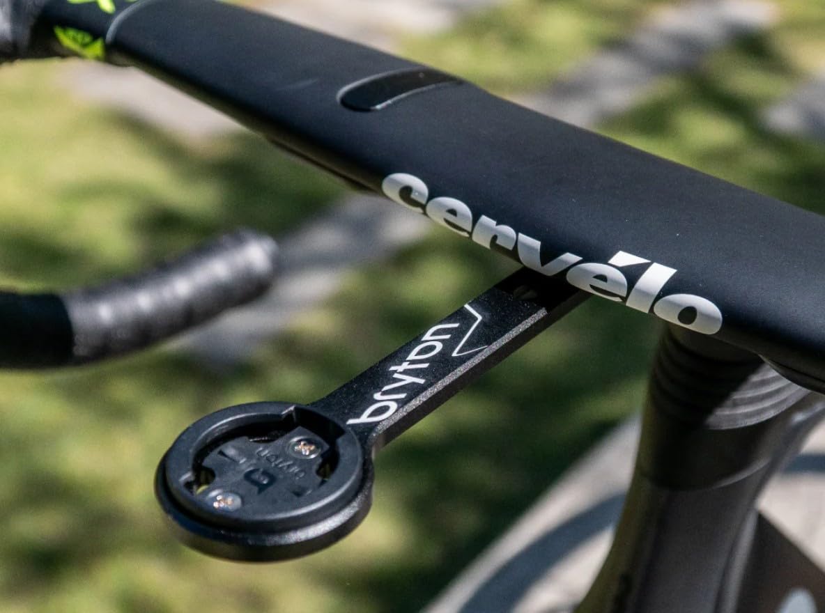 Bryton Staffa Frontale Race Mount Alluminio per Manubri Integrati Rider Nero