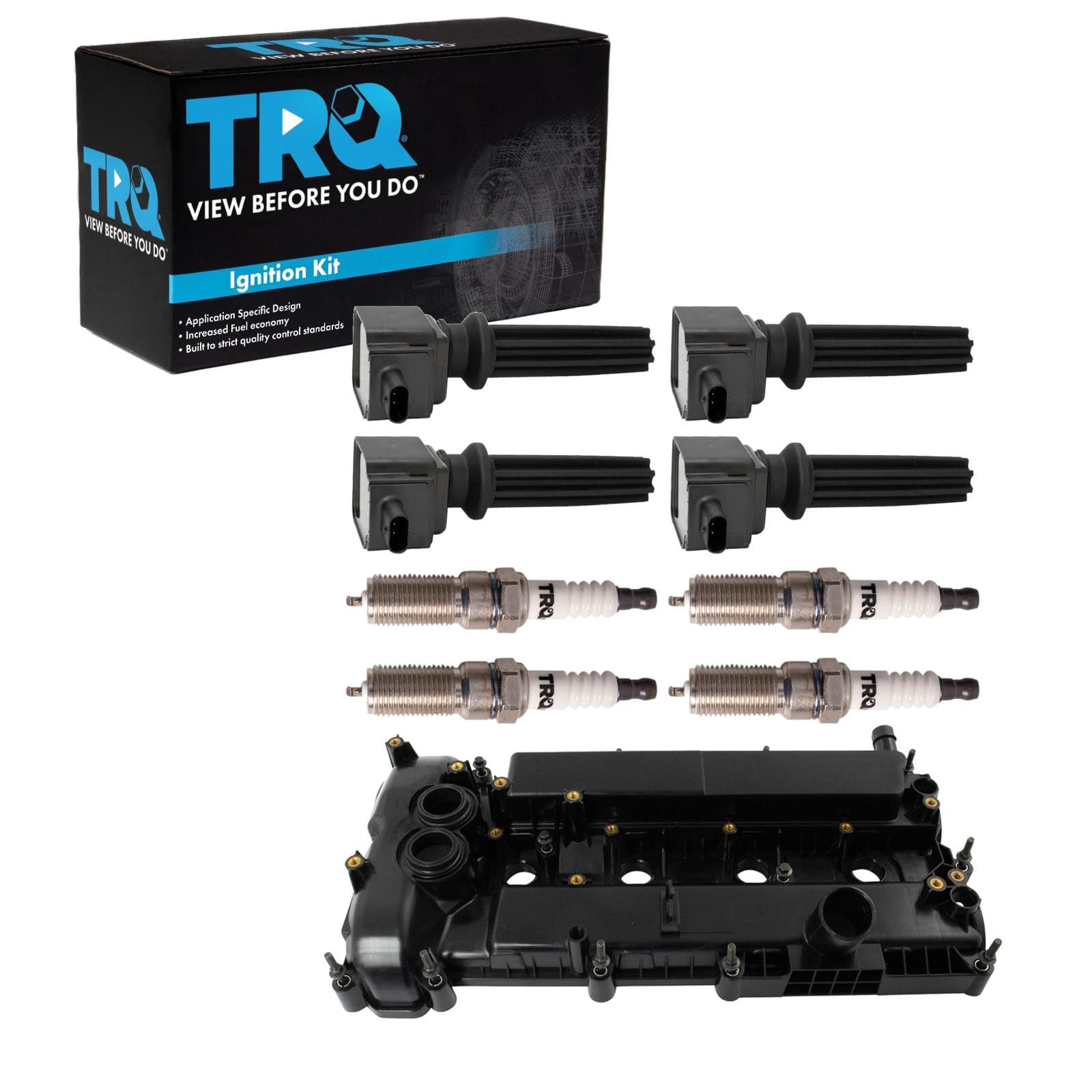 TRQ Valve Cover Kit Fits 15-17 Discovery Sport 13-15 LR2 12-17 Evoque-image-45