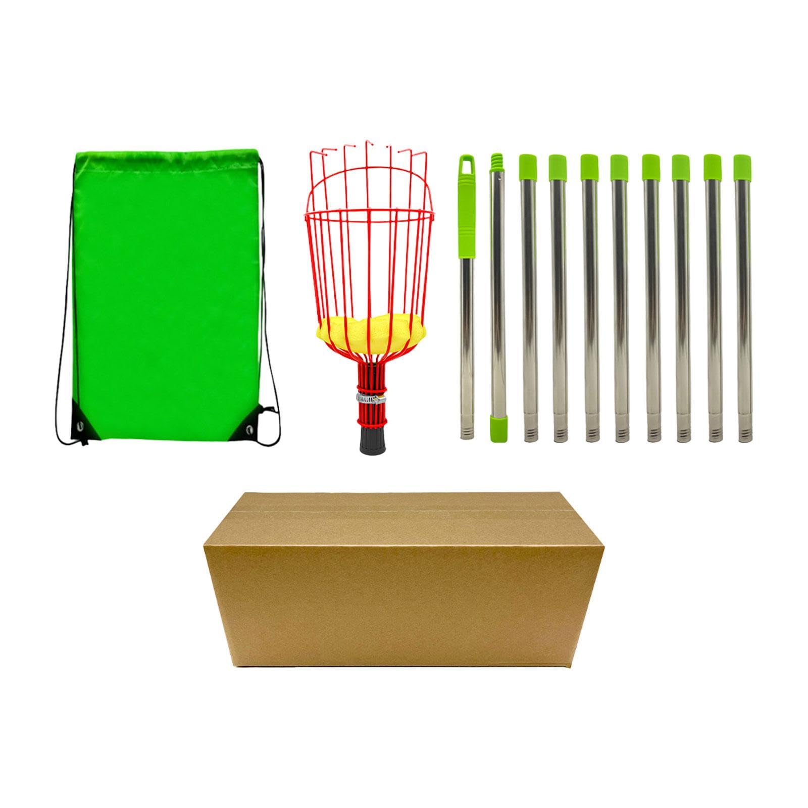 LekLai Recolector de Frutas, Recolector de Frutas Cosechadora Recolección de Frutas Herramientas de Jardín Equipo de Recolección de Frutas para Mango Y Pera/4 Meter