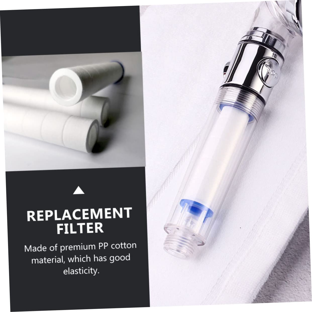 Anneome 30piezas Filtros De para Ducha De PP De Alta Compresión Filtros De Agua para Cabezal De Ducha De De Instalar y Limpiar