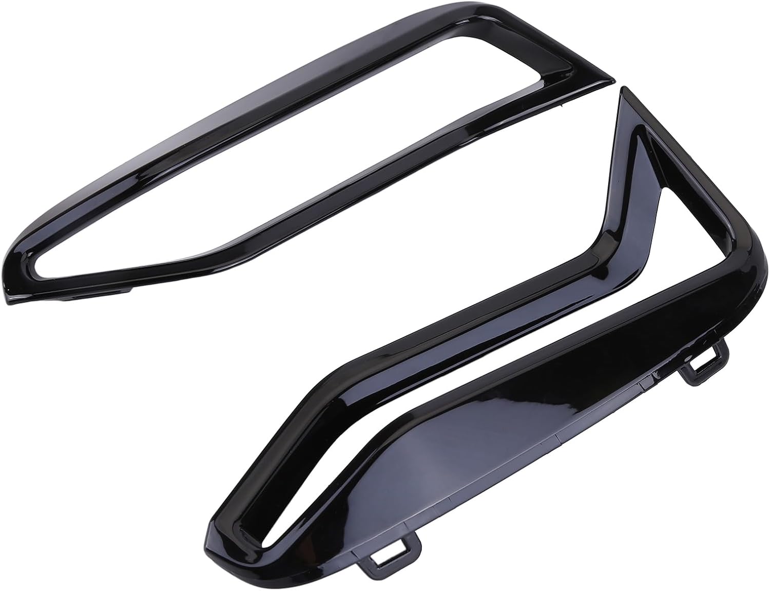 Front Bumper Side Grill Black Trim Pair Set Fit for BMW 3 Series G20 G21 M340iX 2018 2019 2020 2021 2022 Fog Lamp Grille Trim Left & Right Bumper Side Grill Trim Replaces 51118093302 51118093301