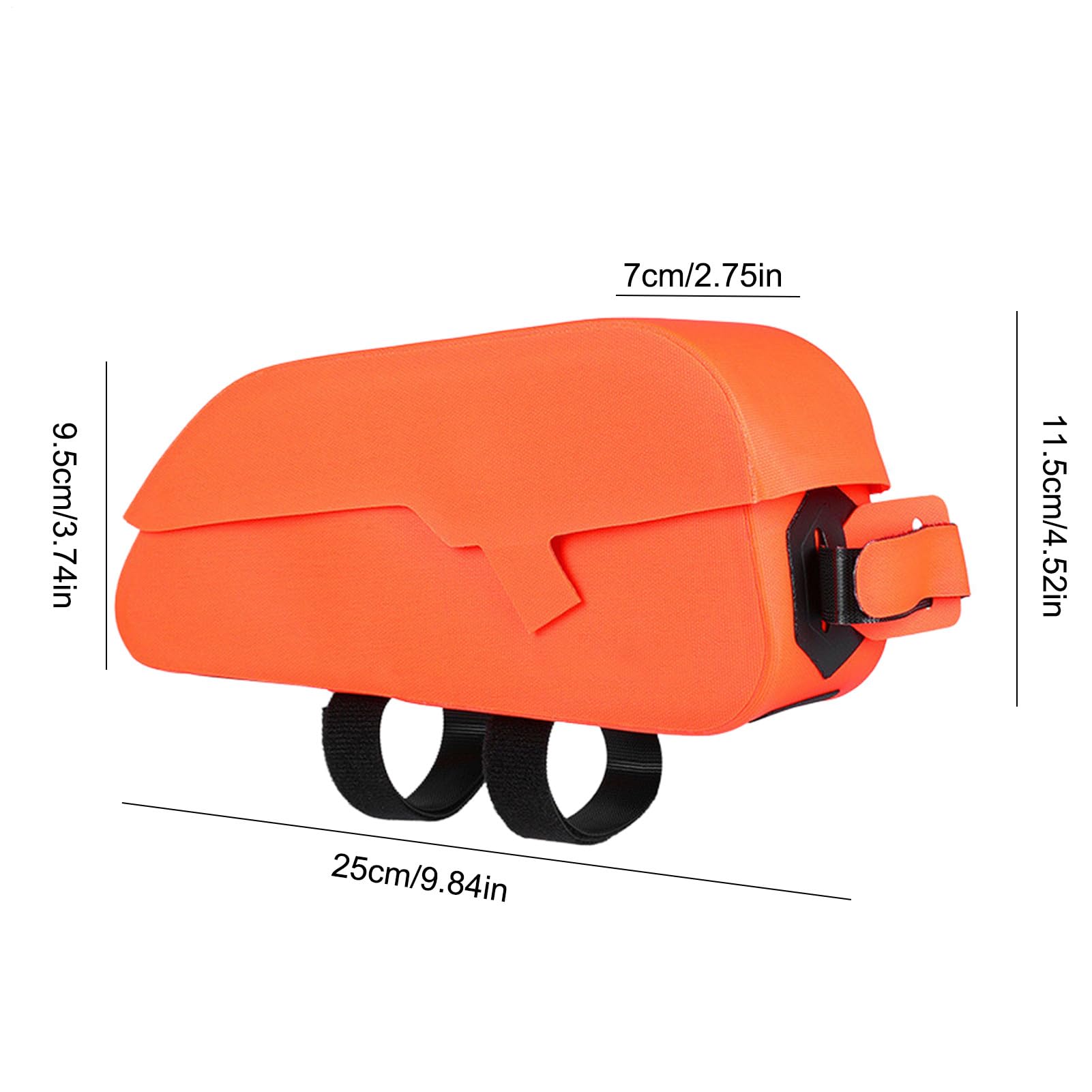 Générique Borsa per telaio da bicicletta, custodia impermeabile con chiusura magnetica, custodia per telaio da bicicletta, organizer per attrezzi e telefono, per escursioni in montagna, viaggi