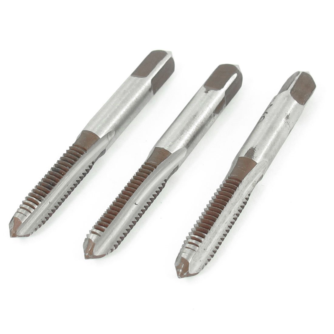 Aexit 3 Pcs Dies High Speed Steel M6 Male Threaded Flutes Hand Round Threading Dies Screw Taps