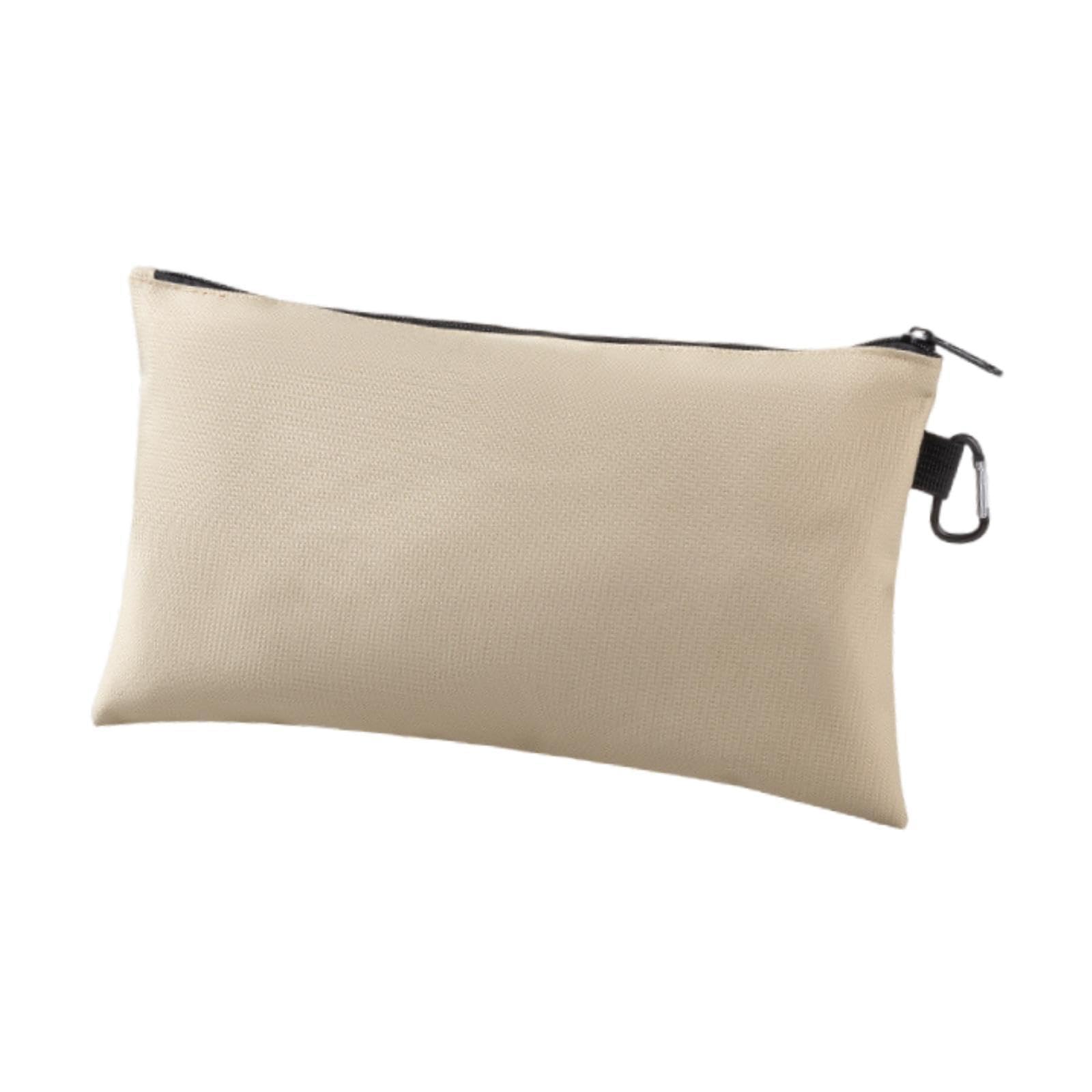 Zip Bag Waterproof Oxford Zip Pouch for Construction Woodwork Florists Beige-image-41