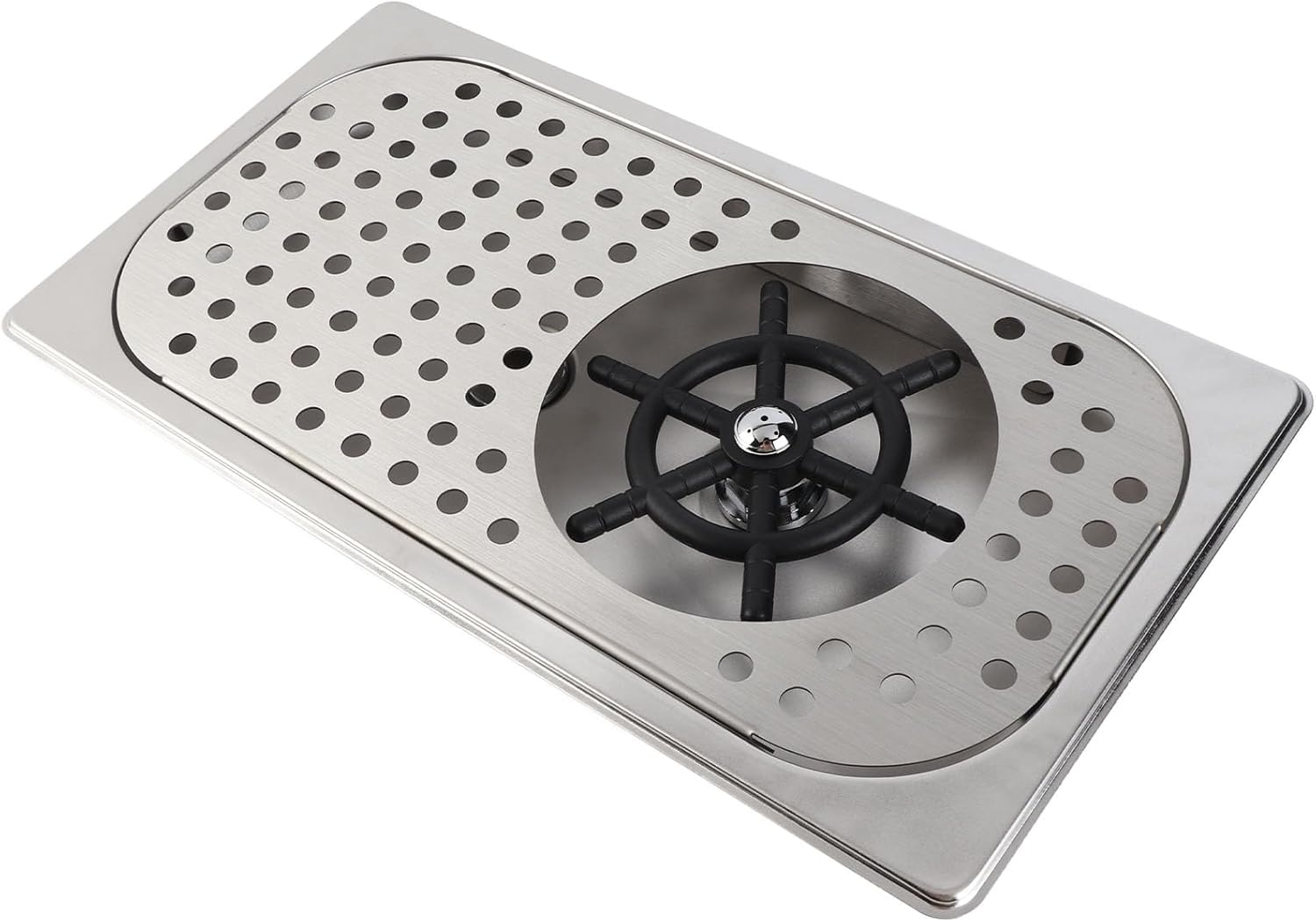 Stainless Steel Glass Rinser Cup Washer Automatic Sink Bottle Washing Equipment Drip Tray Home Coffee Shop Bar