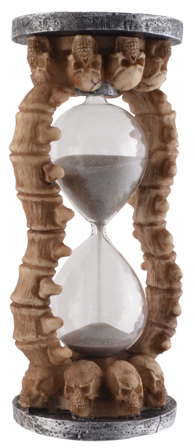 Memento Mori - Reloj de arena con calaveras