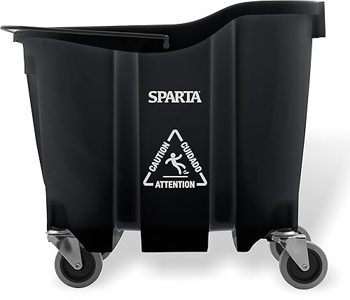 Miniatura 2 de SPARTA 7690403 Omnifit Cubo de fregona de plástico para limpieza, 35 cuartos de galón, color negro