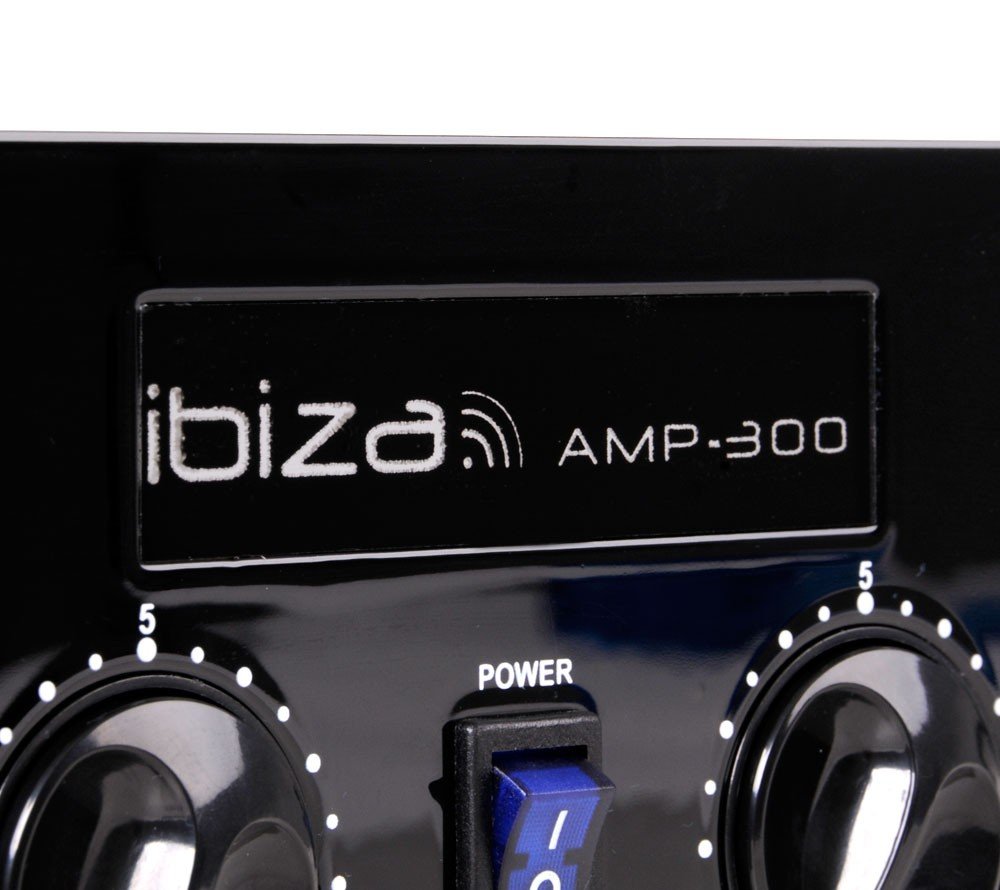 Ibiza AMP300 Amplificateur de Sonorisation 2x 240W Noir