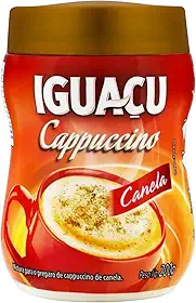 Cappuccino Solúvel Canela Iguaçu Pote 200g