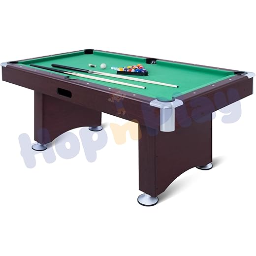 Hop N Play 6ft Portable Pool Table Set