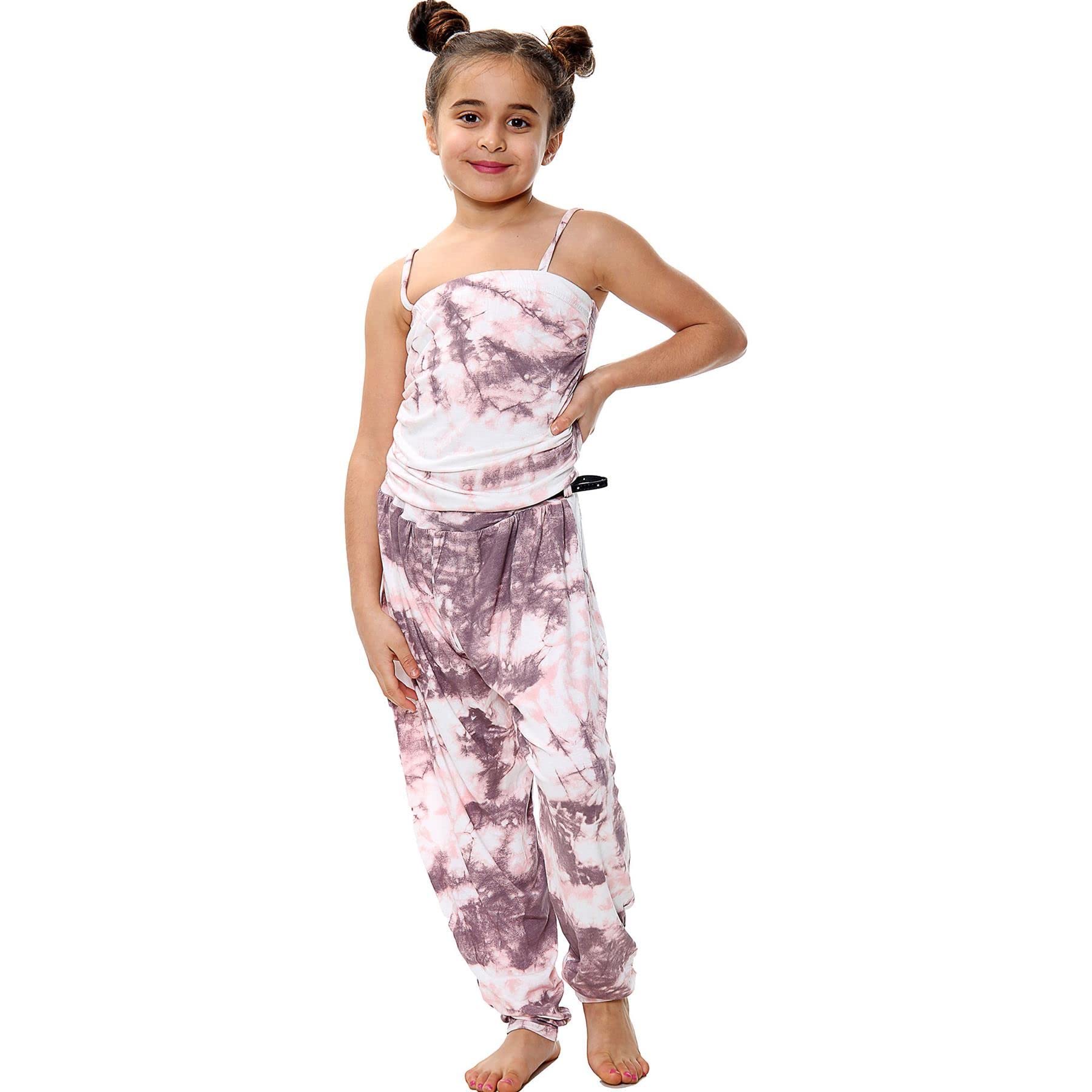 A2Z 4 Kids Girls Tie Dye All In One - Tie Dye 250 Jumpsuit Stone 13