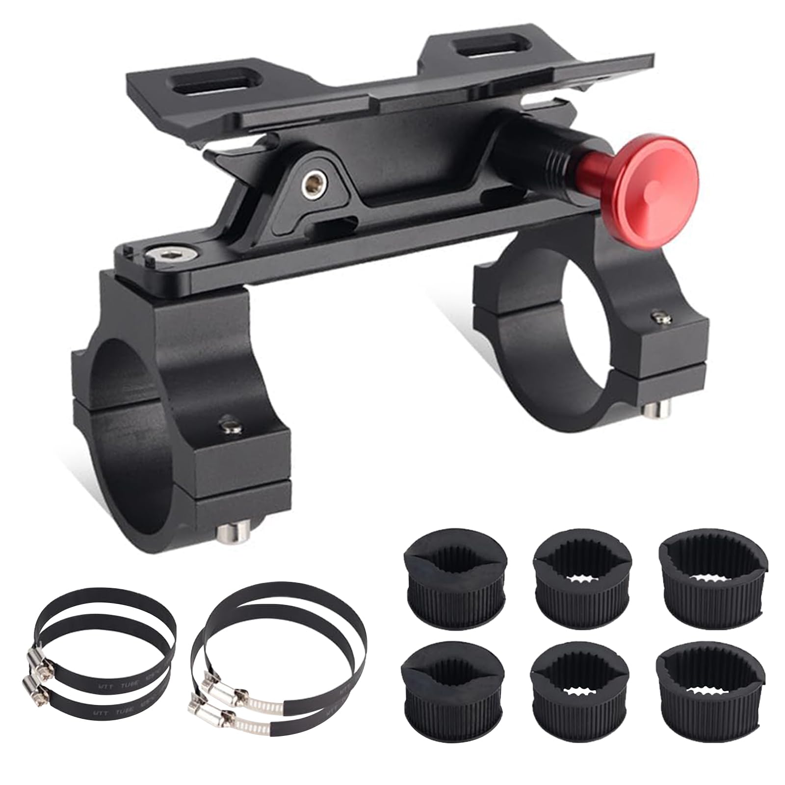 Northyun UTV Fire Extinguisher Mount Kit,Adjustable Aluminum Alloy Quick Release Fire Extinguisher Mounts for 1'' to 2'' Roll Bar Compatible with ATV