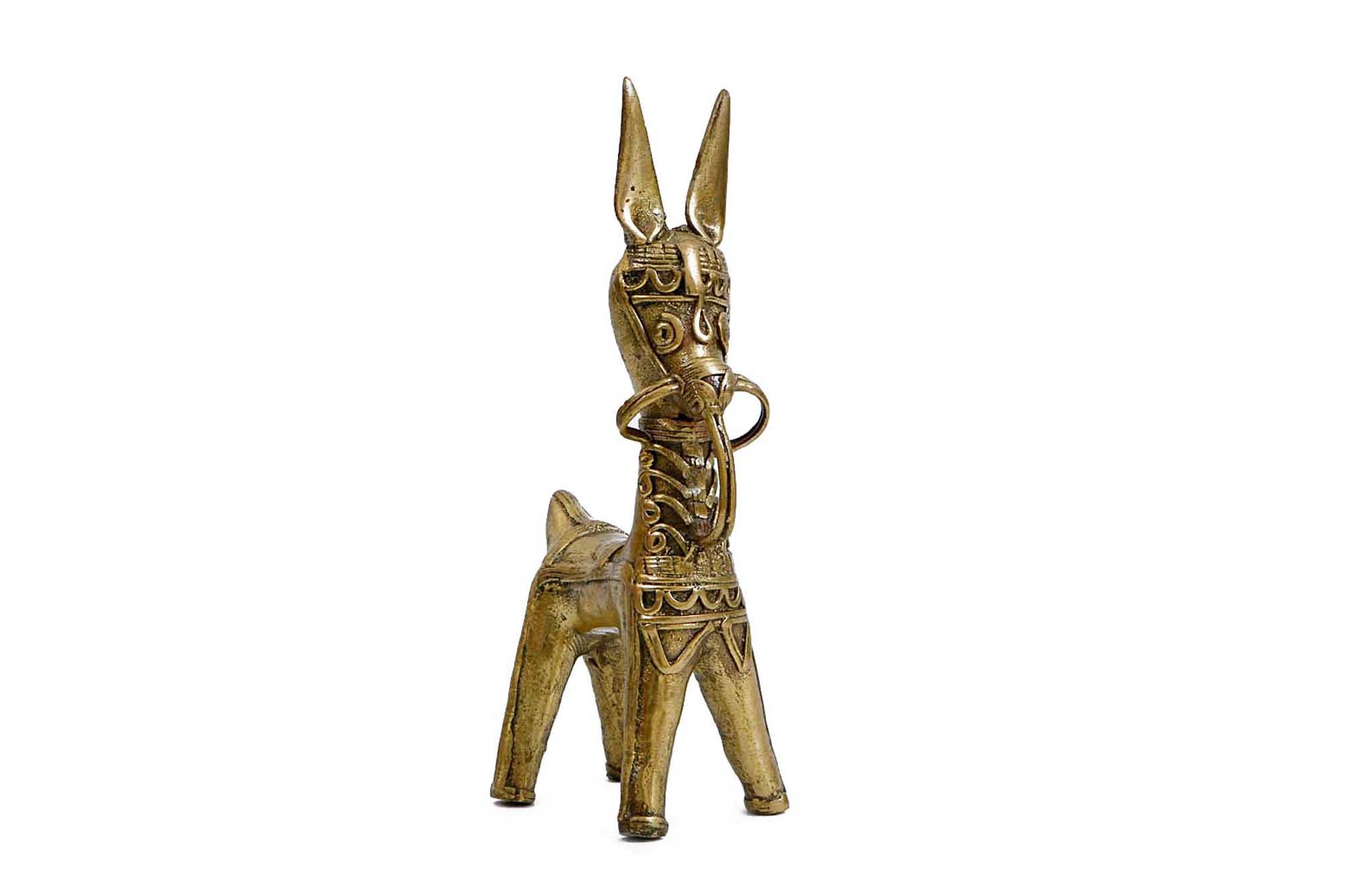 Dhokra Art Bankura Horse for Home Decoration | Culture Art Decor Showpiece | Gift