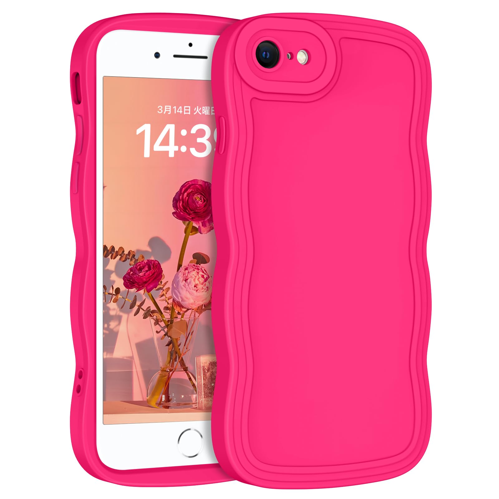 Amazon.co.jp: GUAGUA iPhoneSe ウェーブ ケース iPhone7 8 いPhone SE  