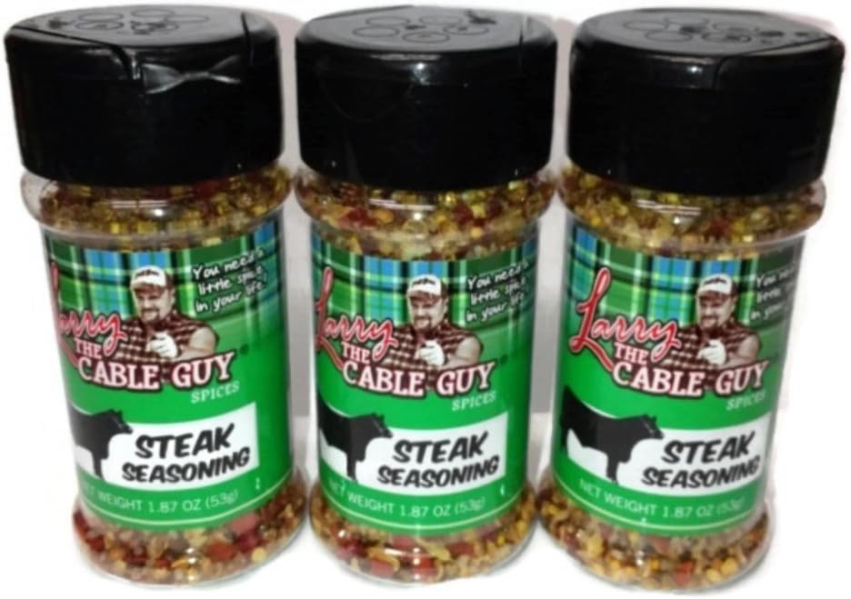 Larry the Cable Guy Spices Steak Seasoning (3 Pack) 1.87 oz