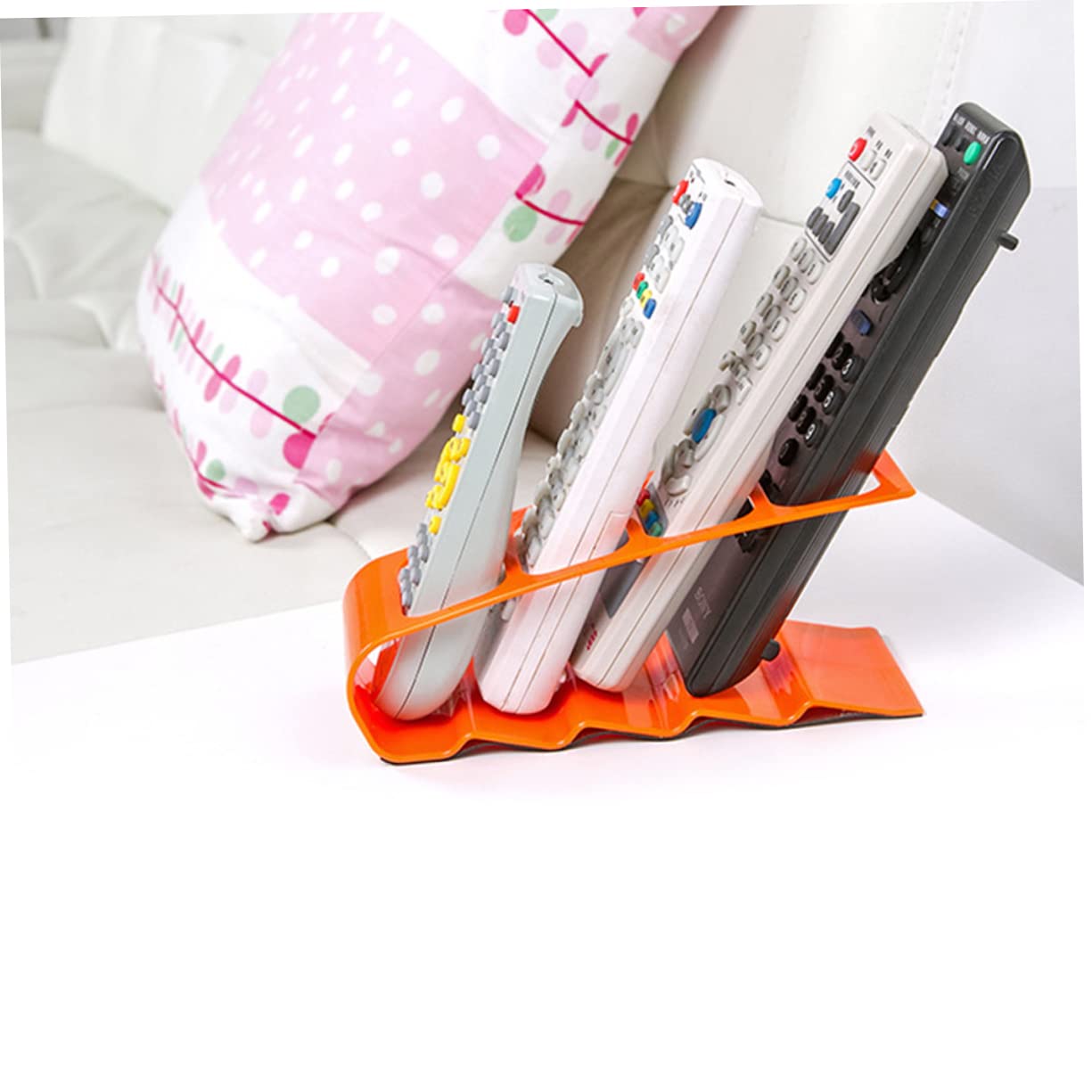 4 Stück Wandhalterung Für Fernbedienungen - Selbstklebend Weiß