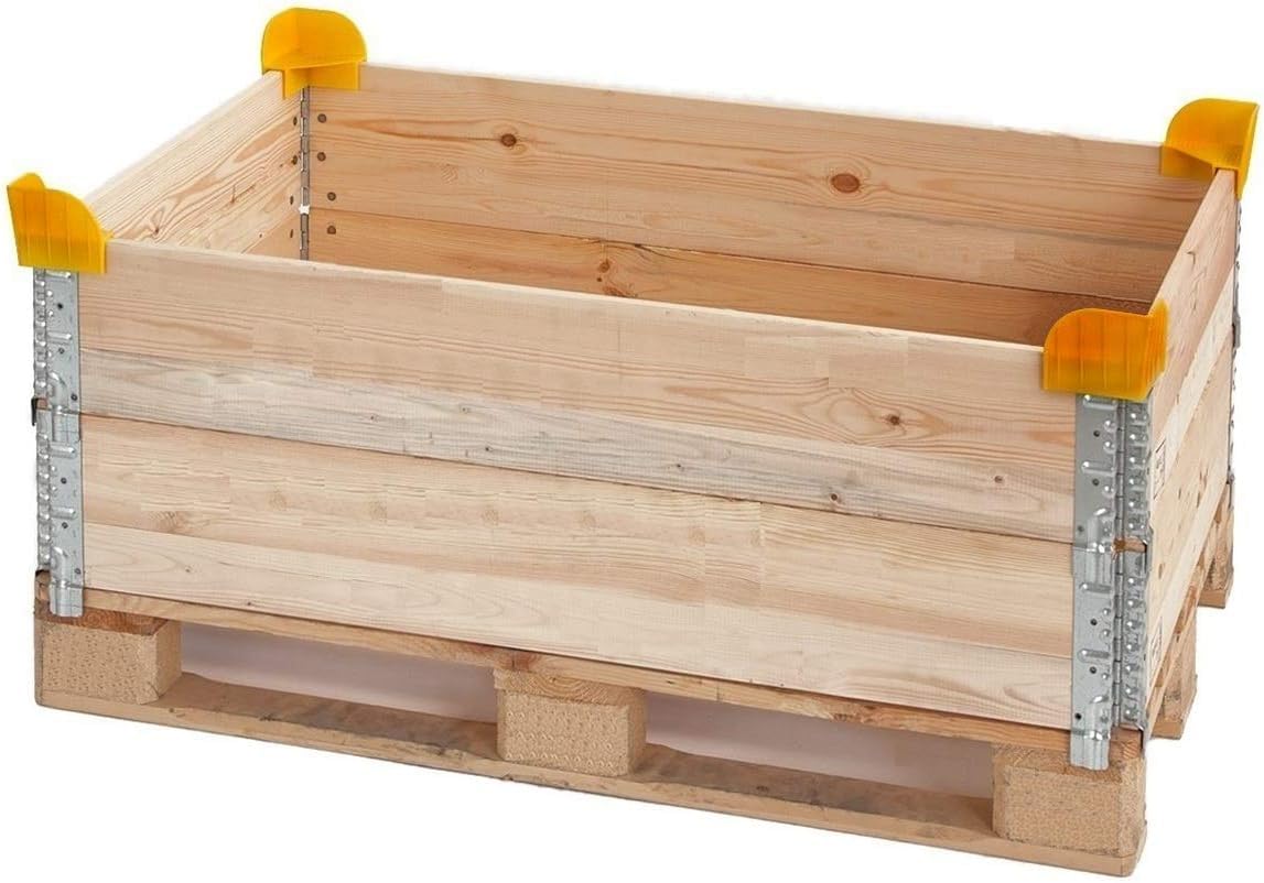 Stapelecken - Set Kunststoff-Stapelecken für Holz-Aufsatzrahmen und Paletten aus schlagfestem PE (144)