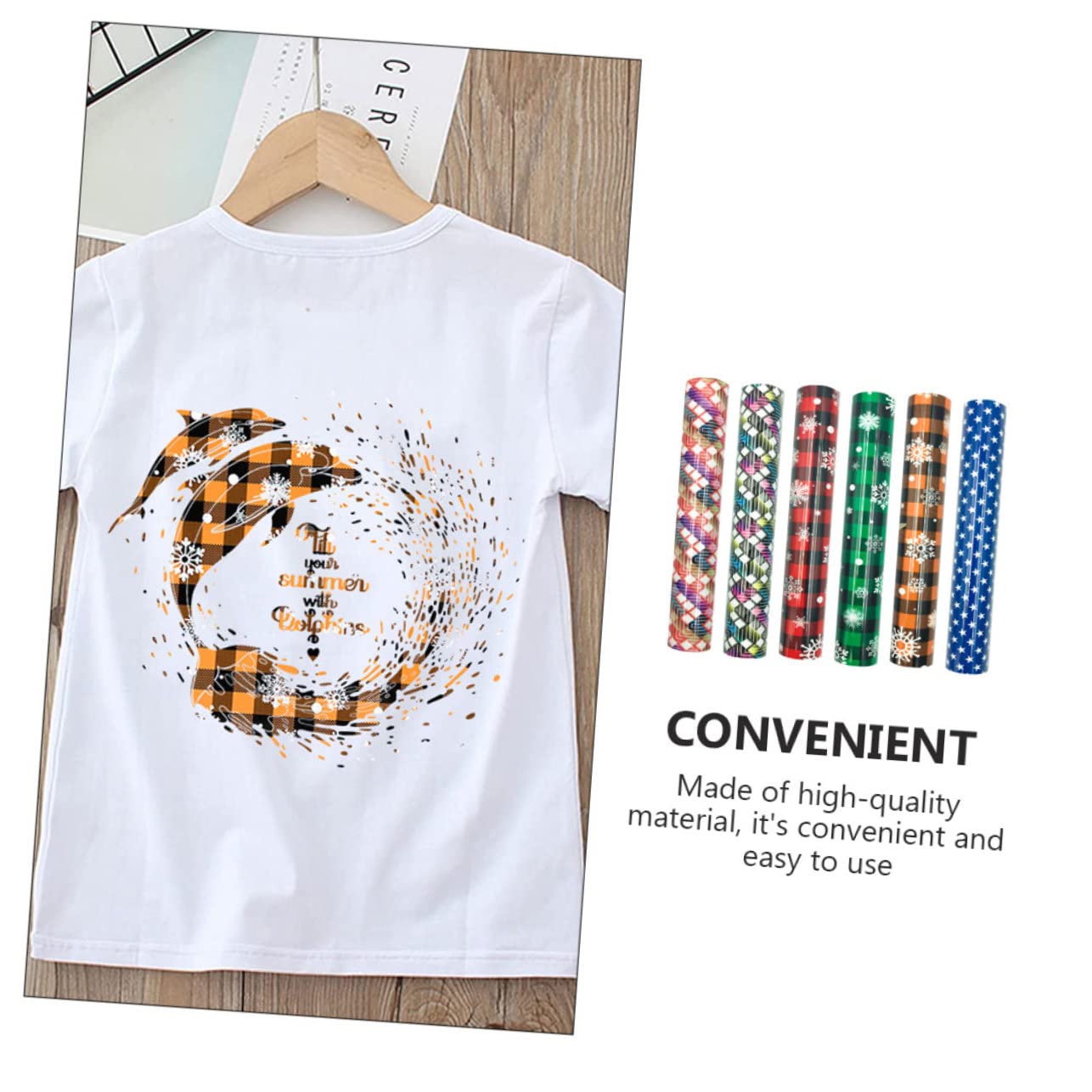 Operitacx 12stücke Teiliges Weihnachts-diy Transferfolie Pu Lettering Film Für Kleidung Thermotransferfolie Für Individuelle Designs Für Winterdeko Und Bastelprojekte