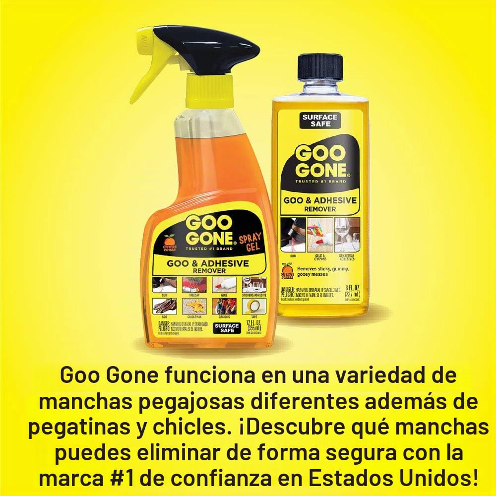 Goo Gone - Pro-Power - Limpiador eficaz, seguro para las superficies, sin olores agresivos. Se puede utilizar en herramientas y maquinaria. 236,6 ml