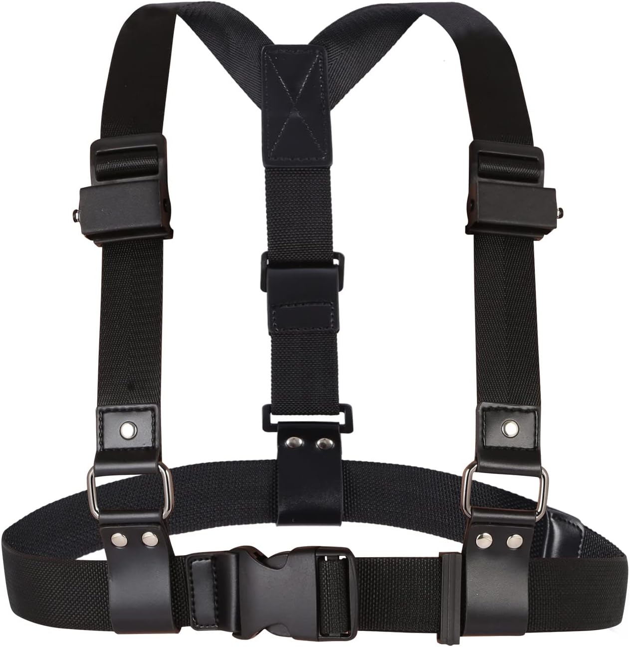 BOBLOV Body Camera Chest Mount, Body Camera Harness, Dual Shoulder Vest Chest Vest for All Body Cameras, Durable Compact Wearing with Adjustable Size